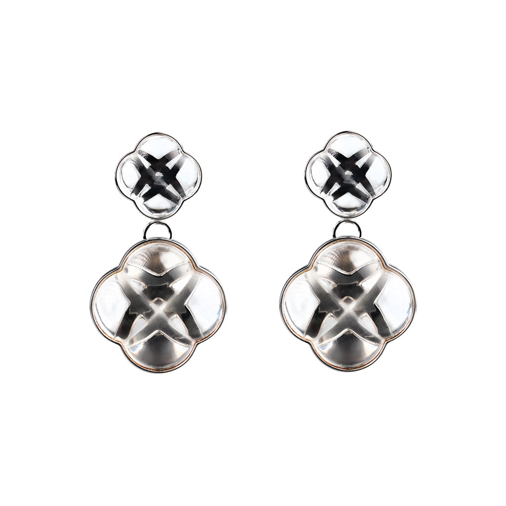 Eternal Knot · Crystal Modular Earring Set