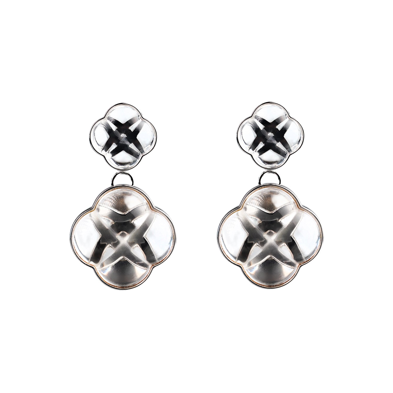 Eternal Knot · Crystal Modular Earring Set