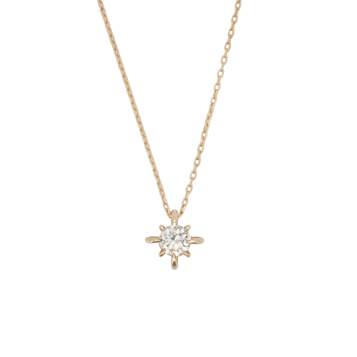 14K Gold Diamond Stars Necklace by Tizzy & Co., product view 1