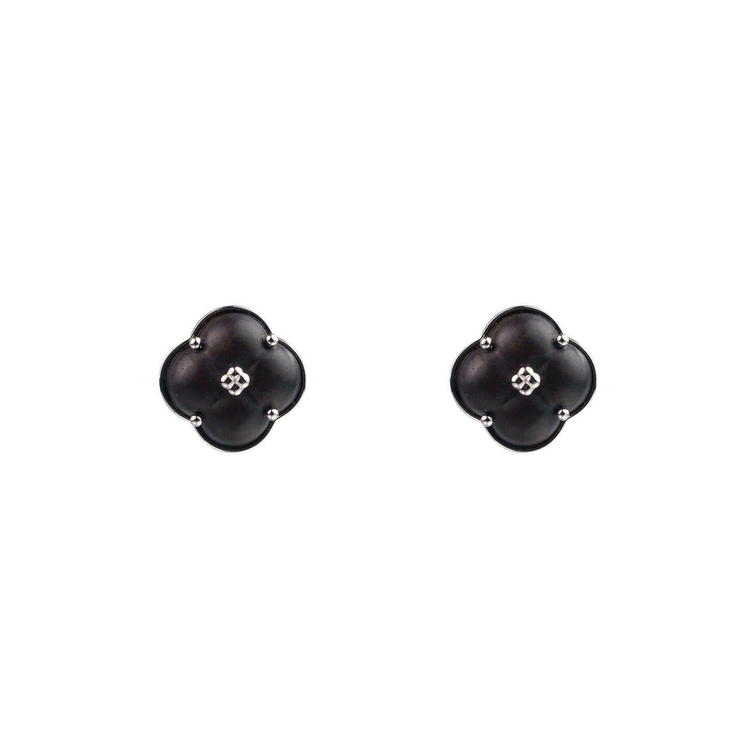 Eternal Knot · Rosewood Modular Stud Earrings