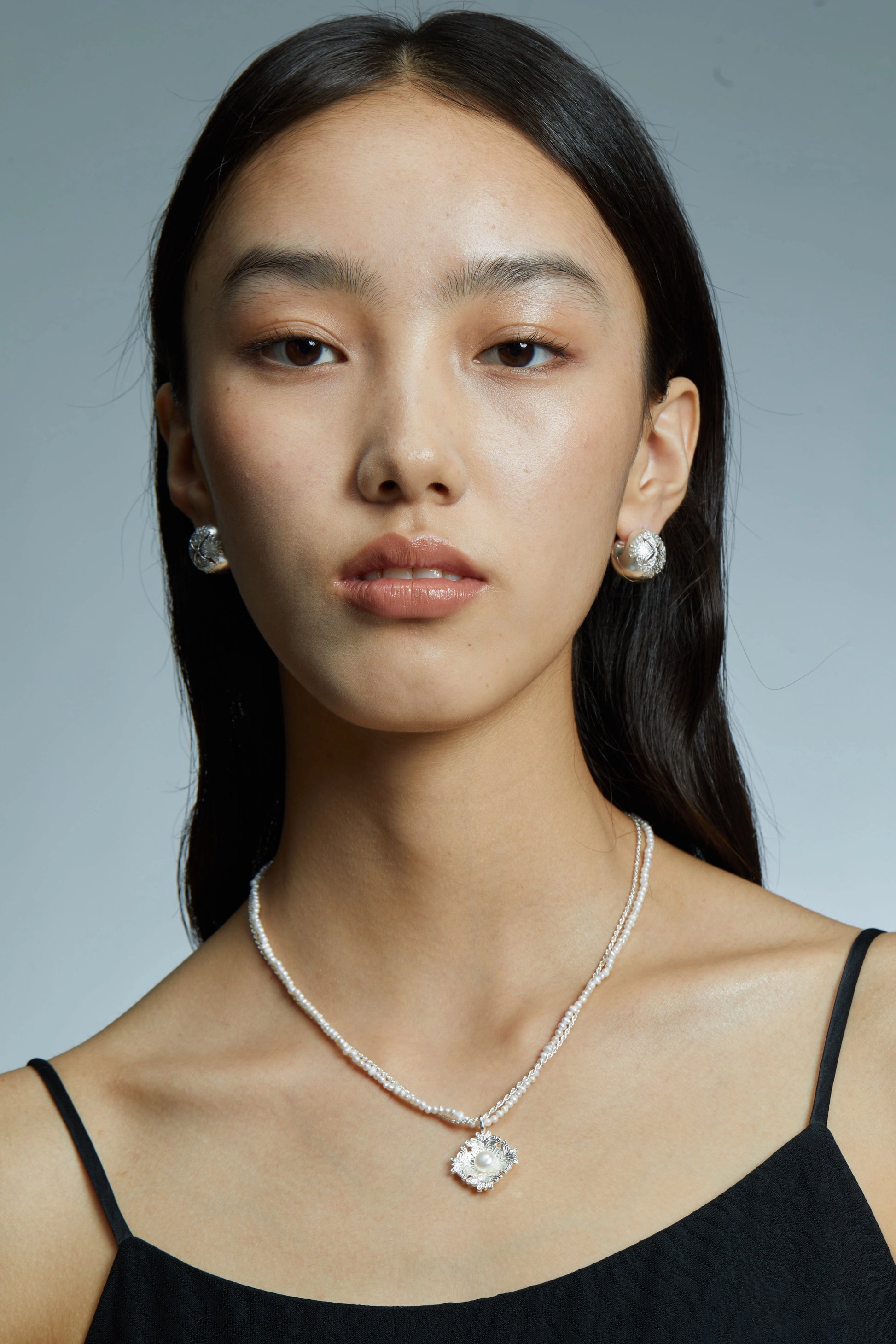 Lacey Relief Stud Earrings