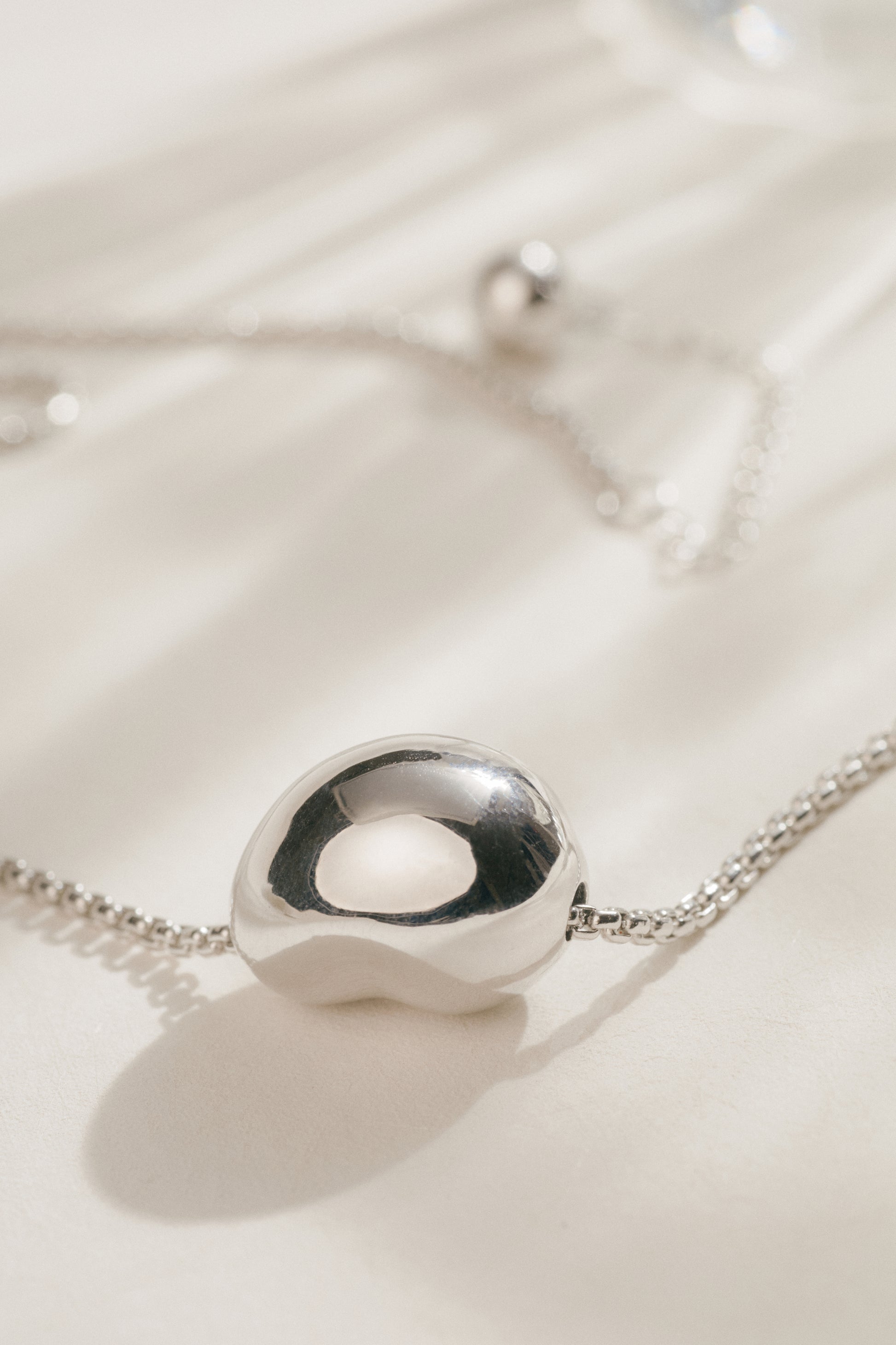 Asymmetric Heart Necklace