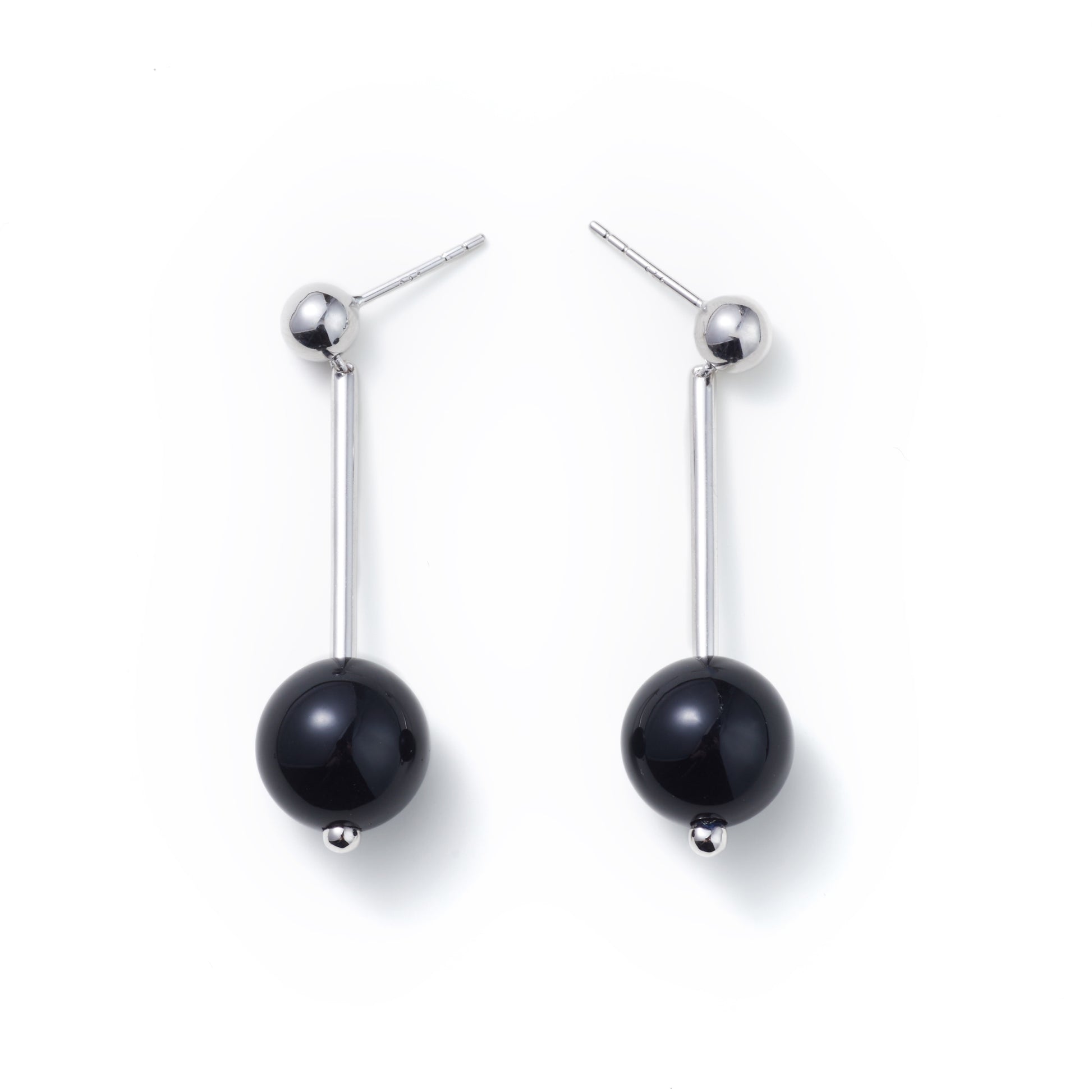 Geometric Sphere Drop Earrings