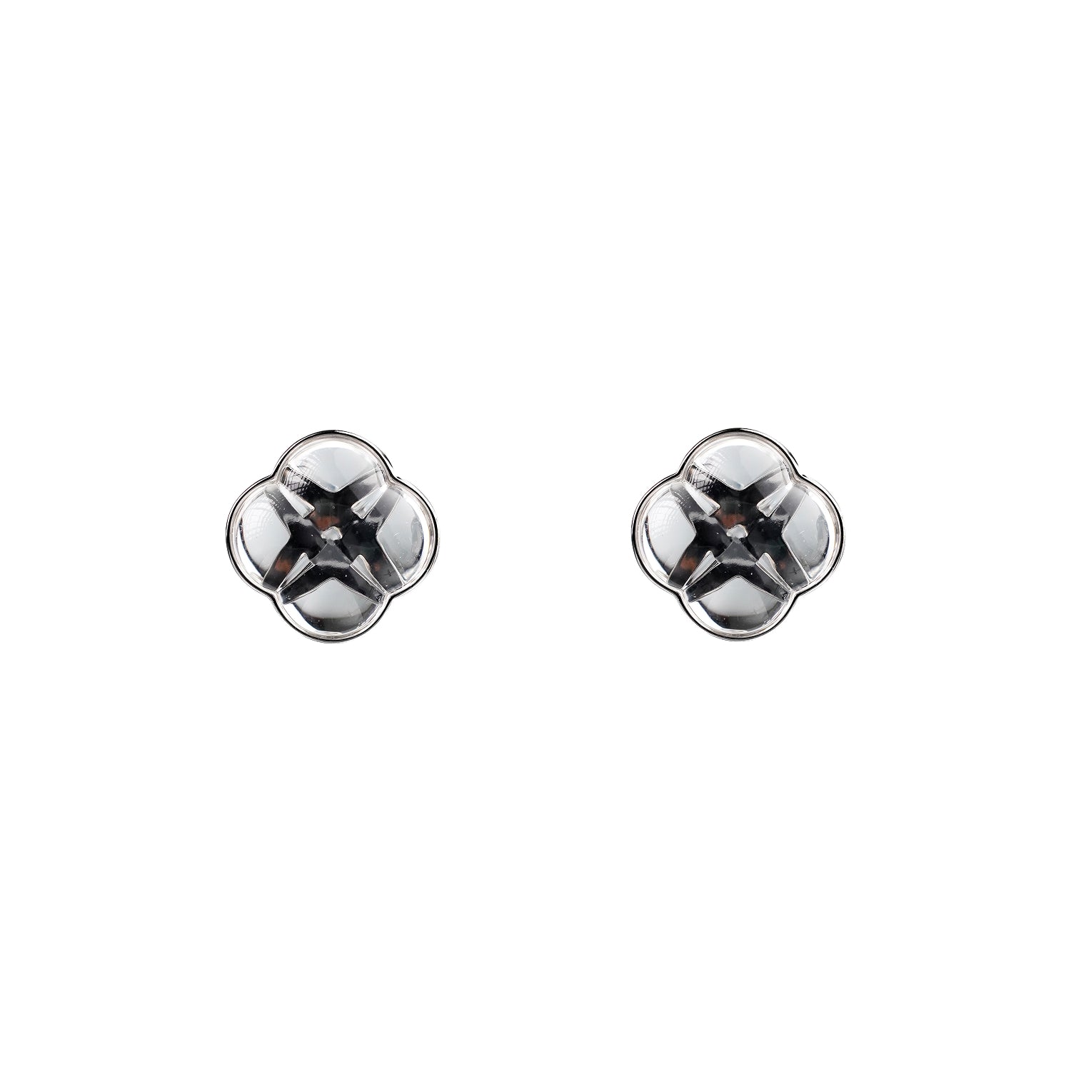Eternal Knot · Crystal Modular Stud Earrings