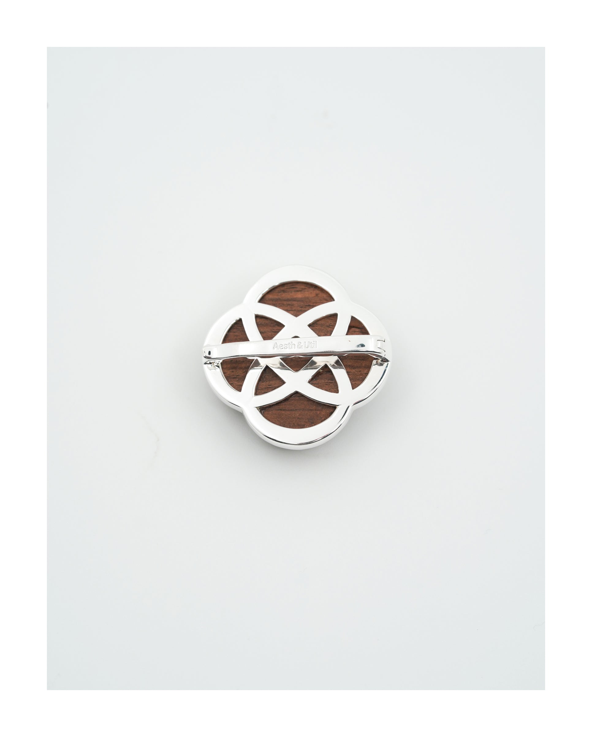 Eternal Knot · Pear Wood Modular Earring Set