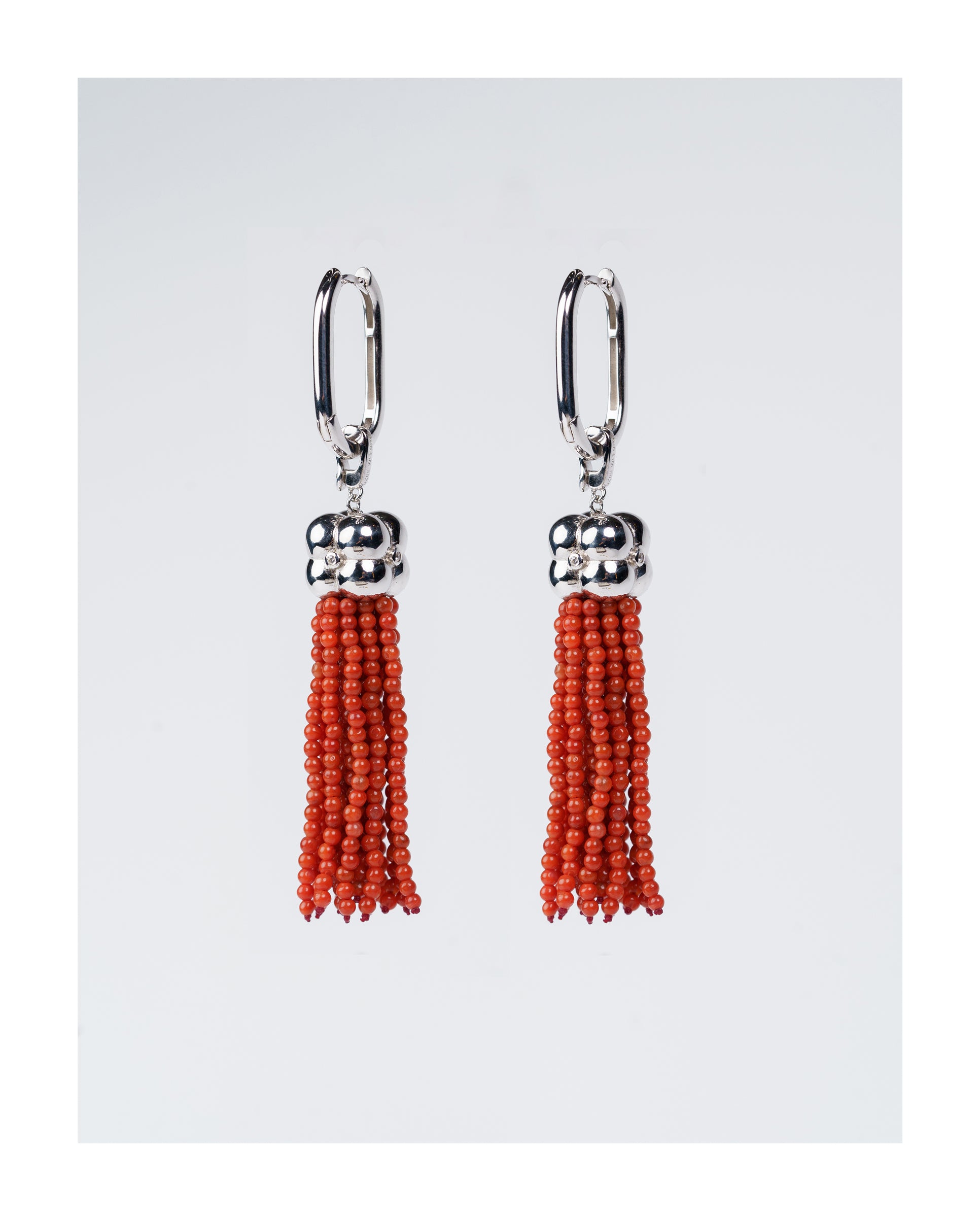 Modular Tassel Pendant Necklace – Red Agate