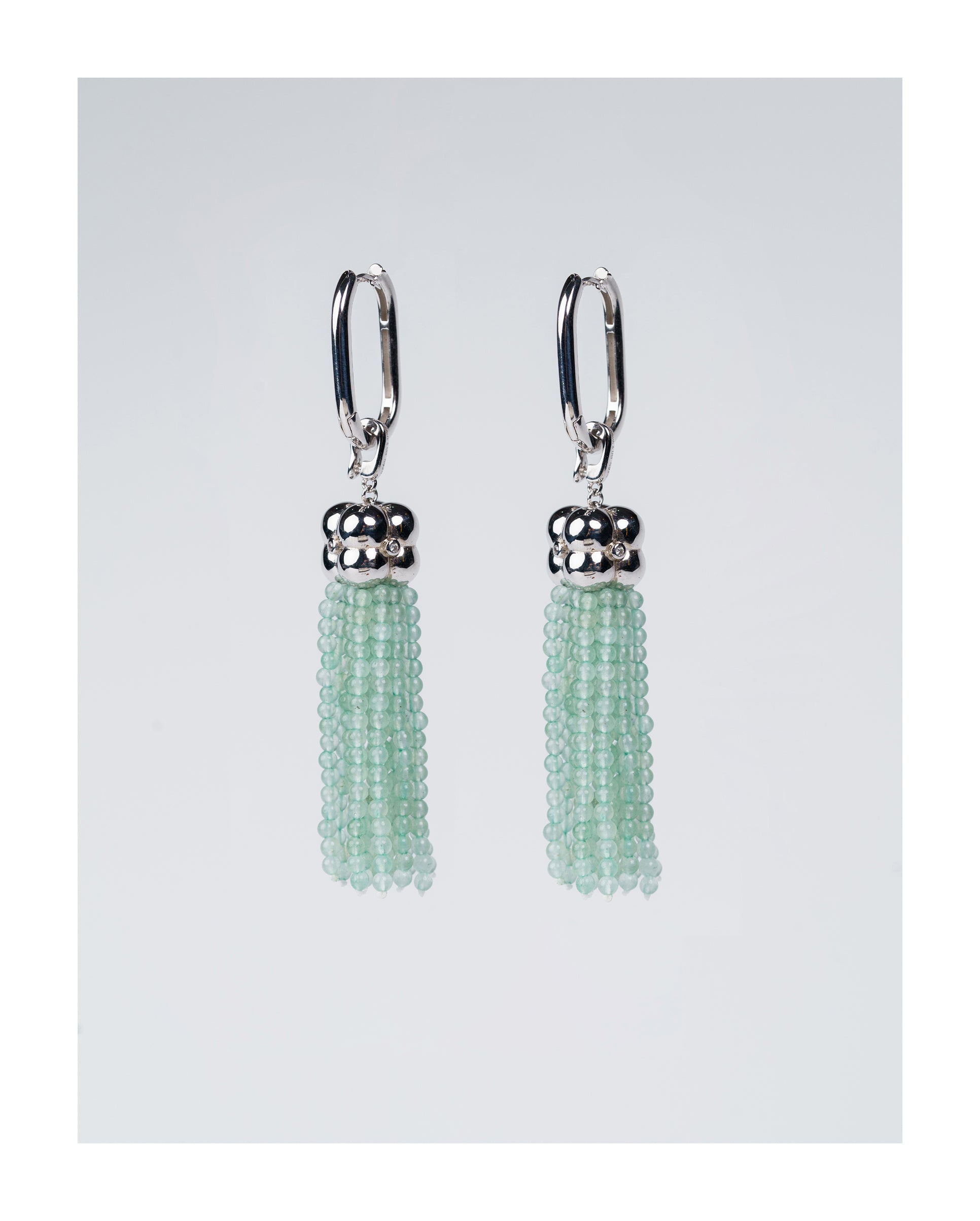 Modular Tassel Pendant Necklace – Green Aventurine
