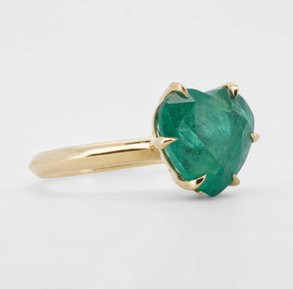 Emerald Heart Eternal Love Ring