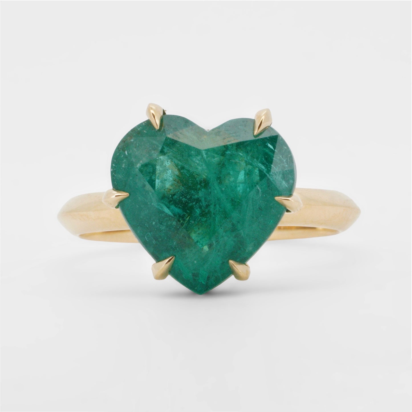 Emerald Heart Eternal Love Ring