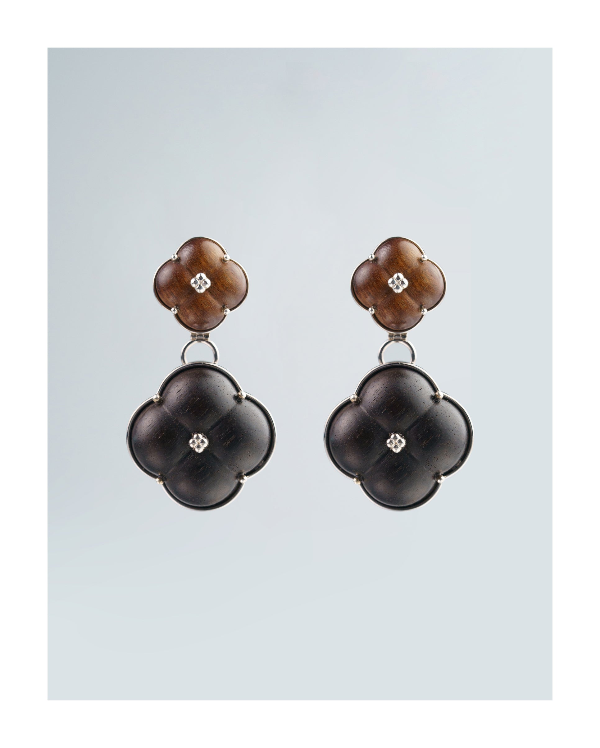 Eternal Knot · Rosewood Modular Earring Set