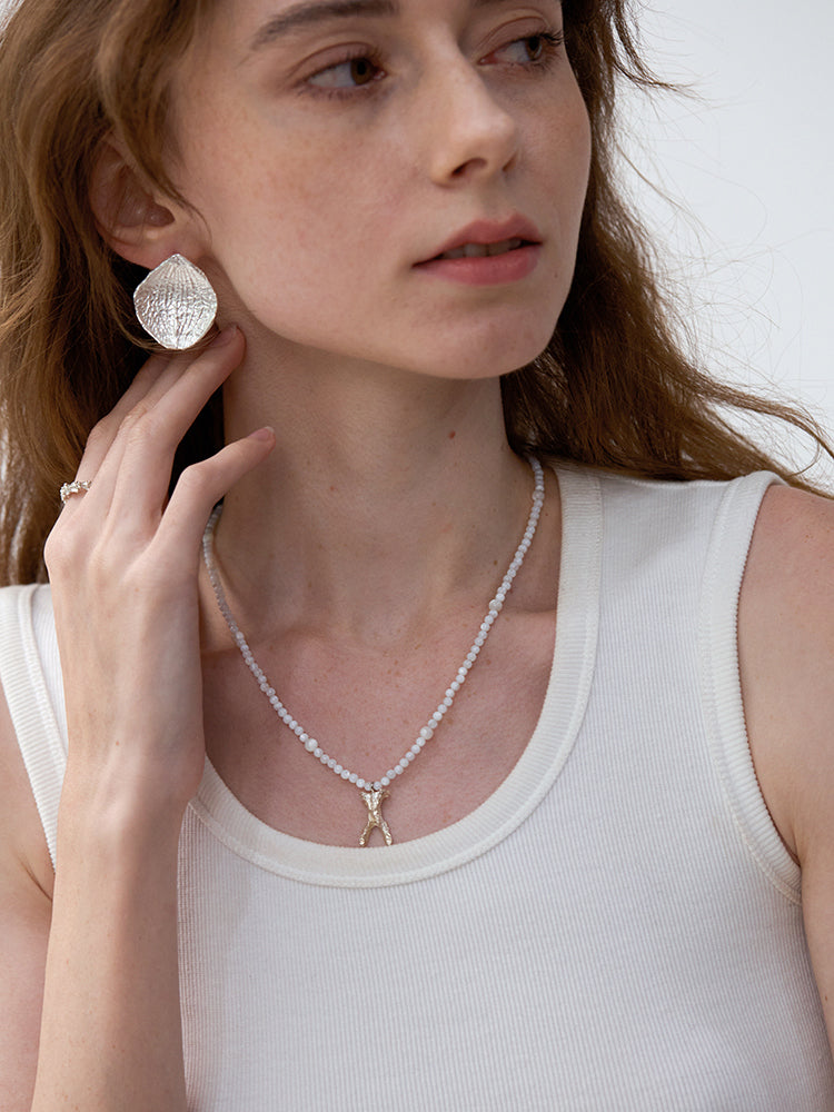 Amazon · Hydrangea Petal Stud Earrings