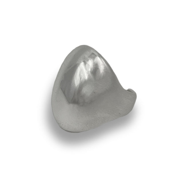 Amazon · Dome Ring — Silver ring on a white background