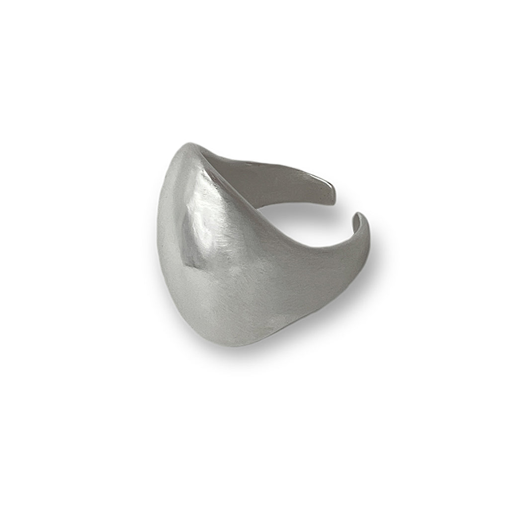 Amazon · Dome Ring — Silver ring on a white background