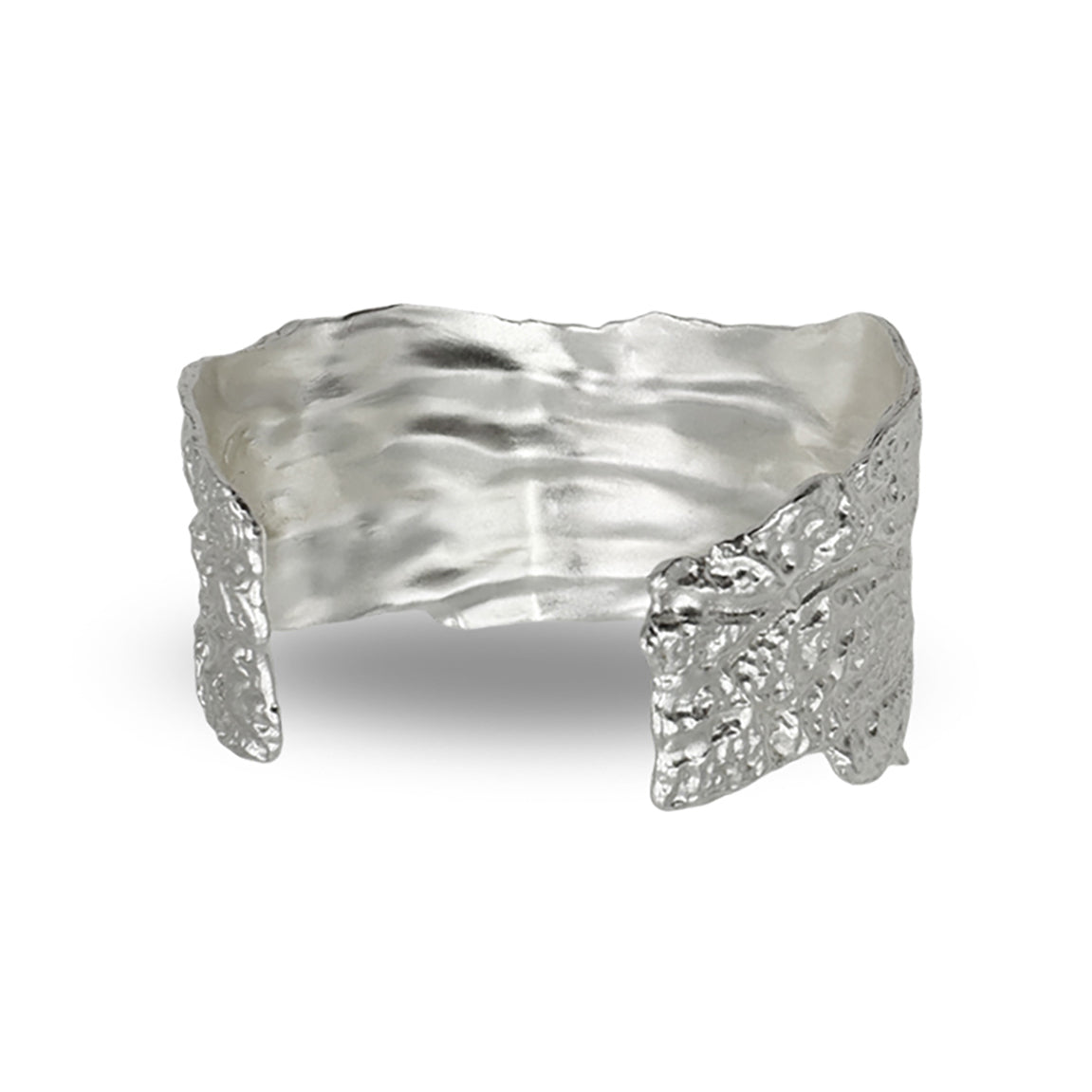 Amazon · Tree Grain Wide Bangle Bracelet by QuriouStone, product view 4