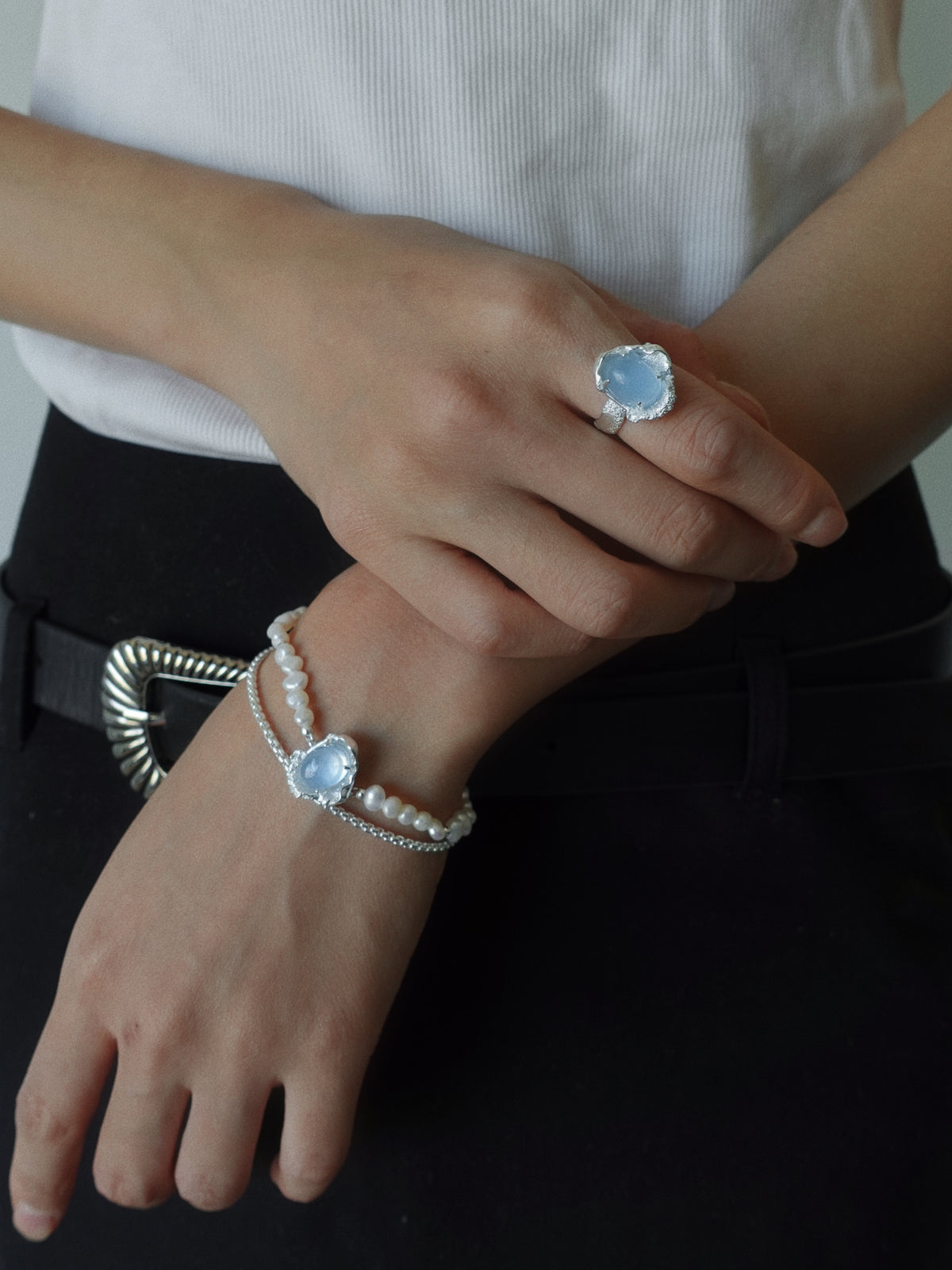 Aqua Drop Bracelet by Luna-mi, product view 3
