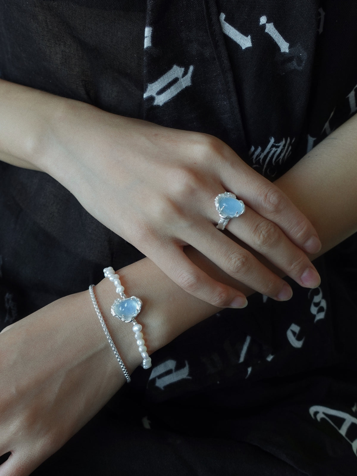 Aqua Drop Bracelet by Luna-mi, product view 6