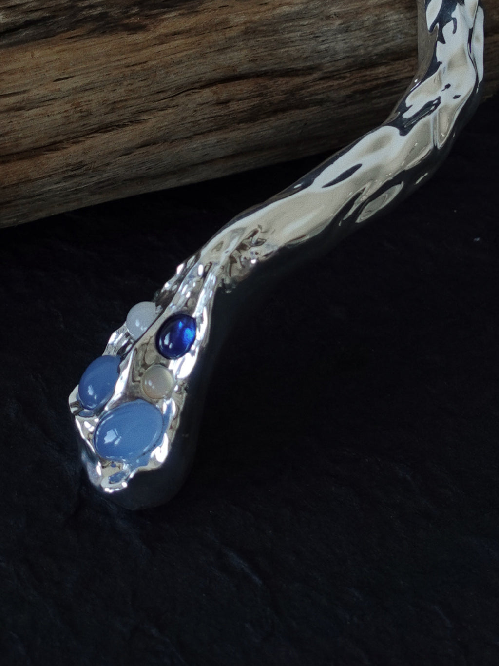 Blue Seed Statement Choker by Luna-mi, product view 5