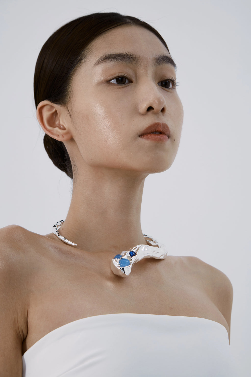 Blue Seed Statement Choker by Luna-mi, product view 6
