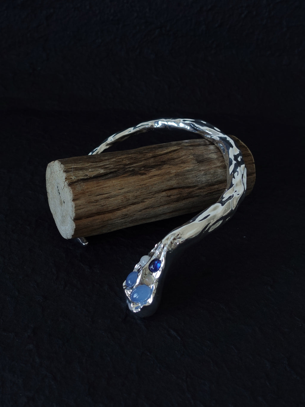 Blue Seed Statement Choker by Luna-mi, product view 7