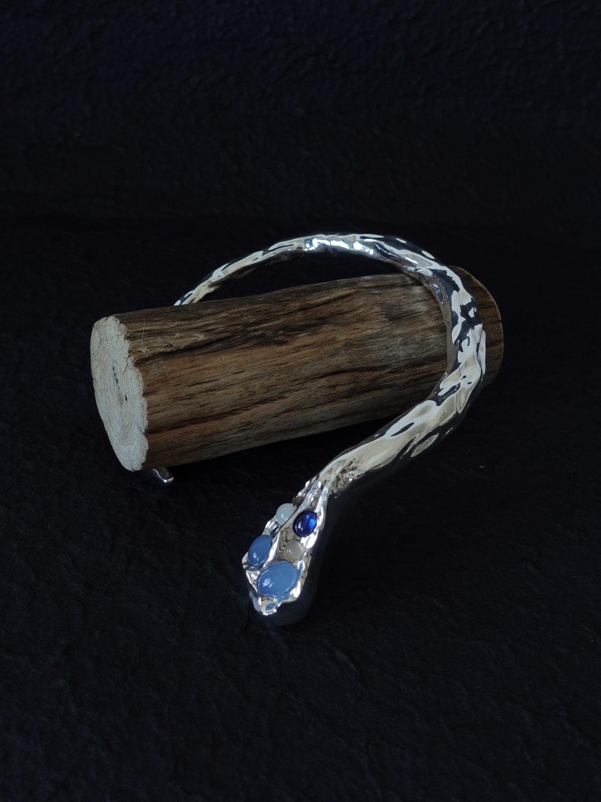 Blue Seed Statement Choker by Luna-mi, product view 7