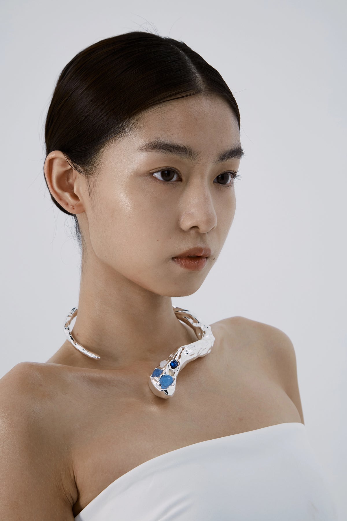 Blue Seed Statement Choker by Luna-mi, product view 8