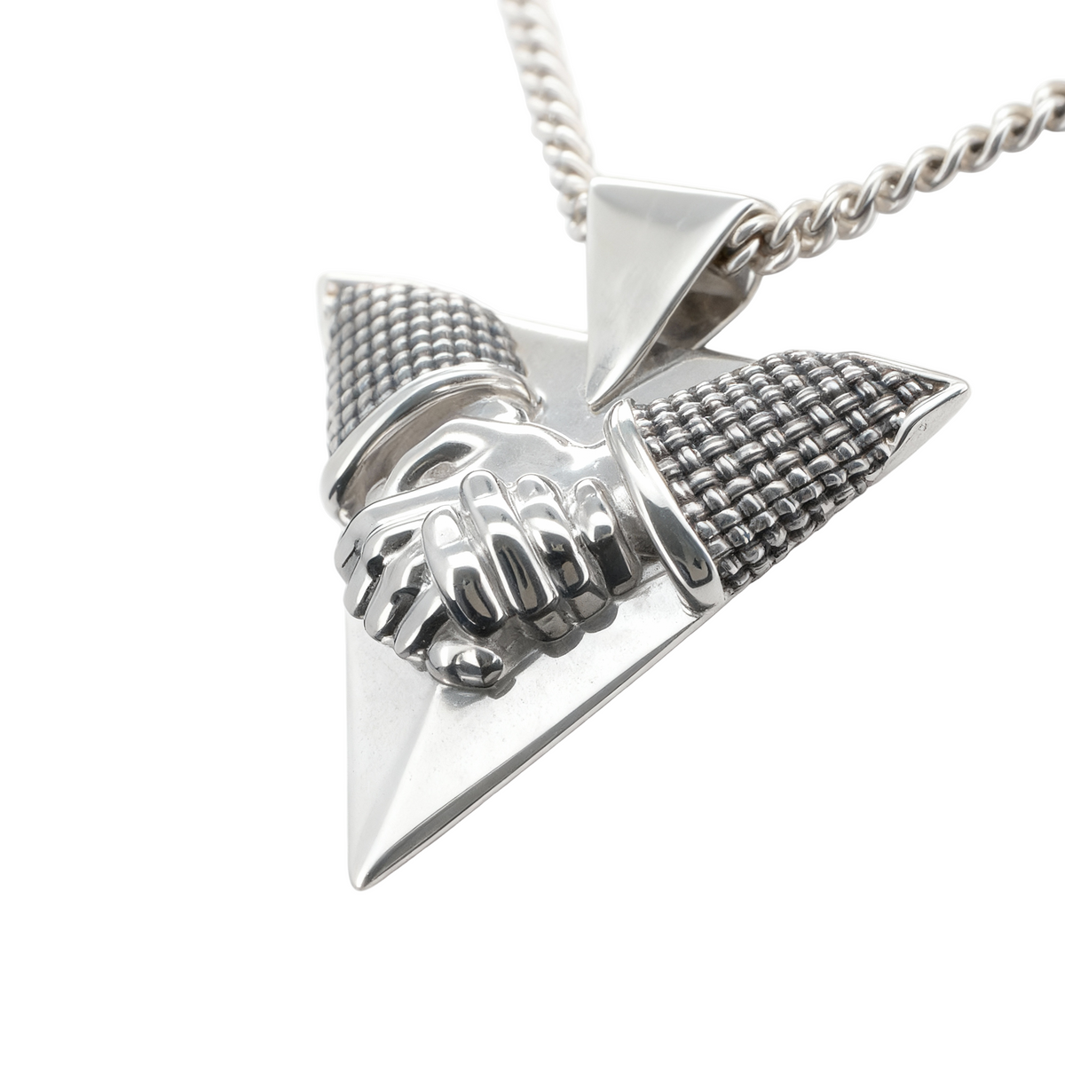 Brazilian Jiu-Jitsu Monkey Grip Necklace — Triangle shaped Monkey Grip necklace reflecting the resilience and artistry of