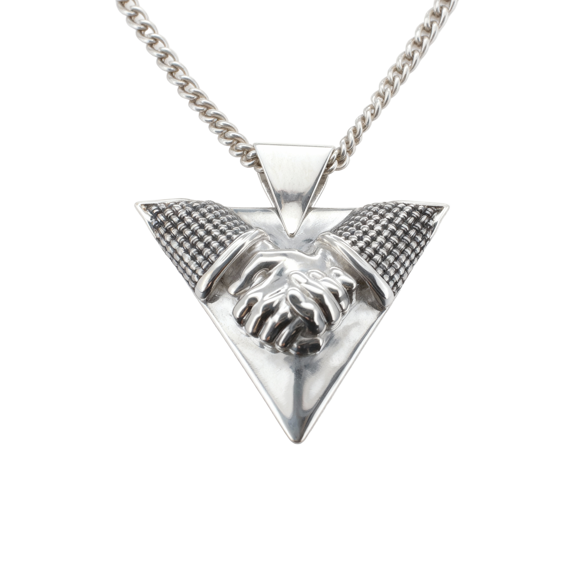 Brazilian Jiu Jitsu Monkey Grip necklace inspired by grappling technique and secure hand connection.