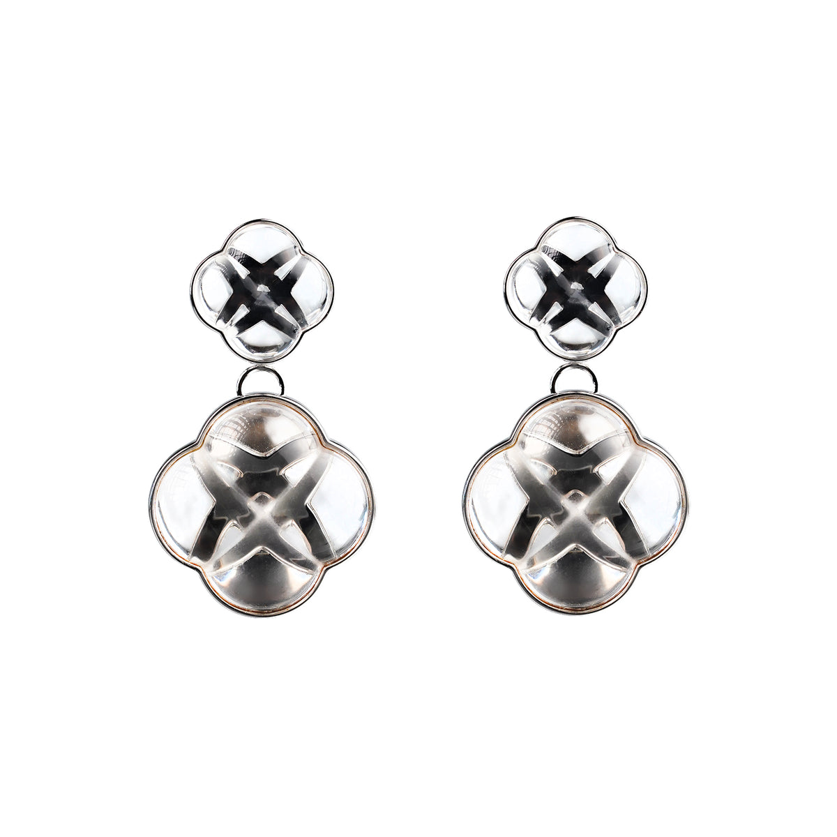 Eternal Knot · Crystal Modular Earring Set by Aesth & Util, product view 1
