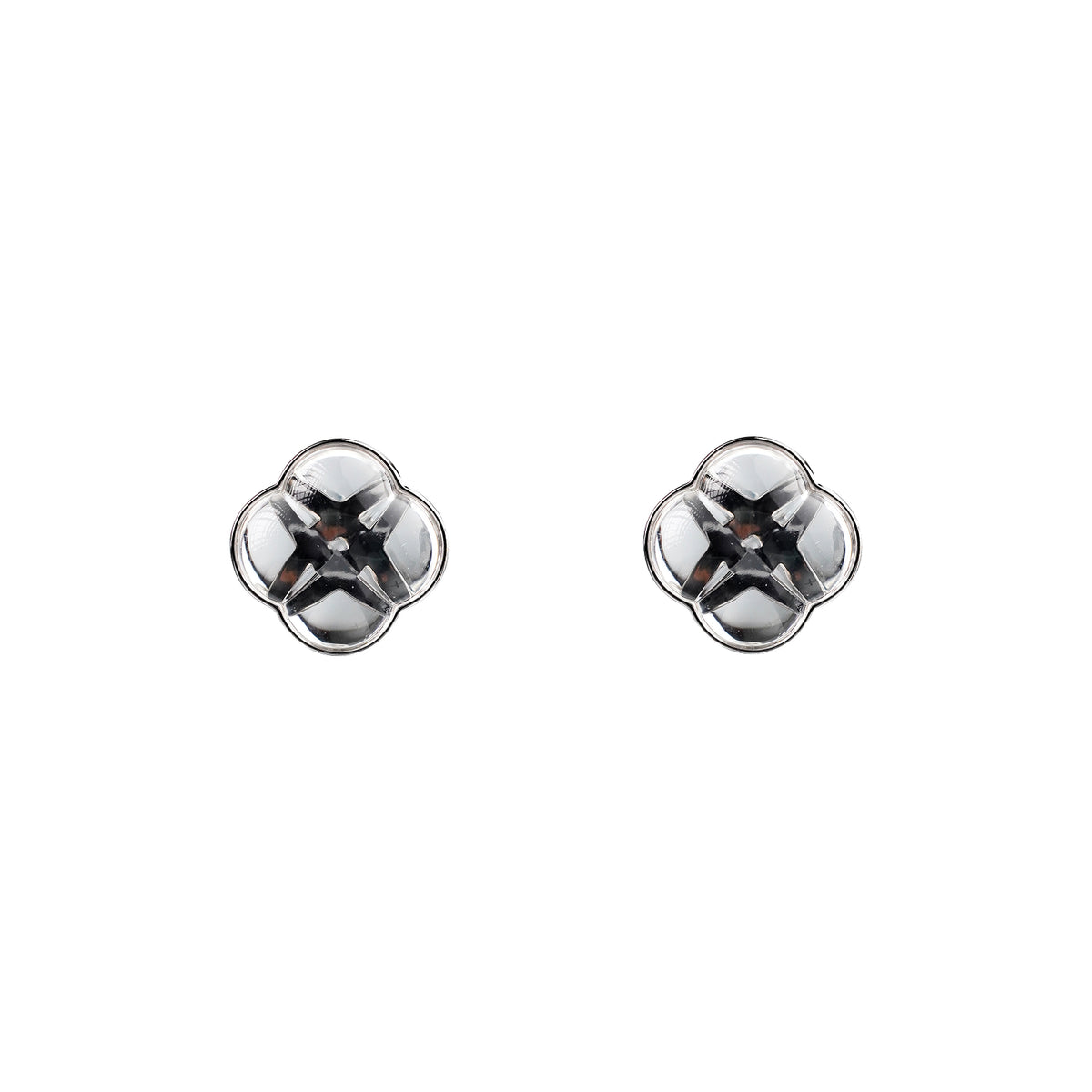 Eternal Knot · Crystal Modular Stud Earrings by Aesth & Util, product view 1