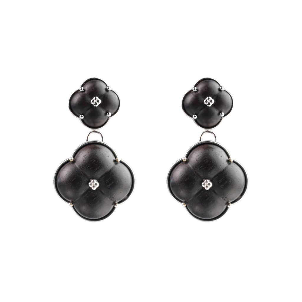 Eternal Knot · Rosewood Modular Earring Set by Aesth & Util, product view 1