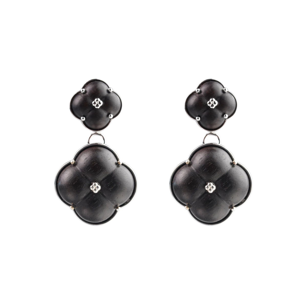 Eternal Knot · Rosewood Modular Earring Set by Aesth & Util, product view 1