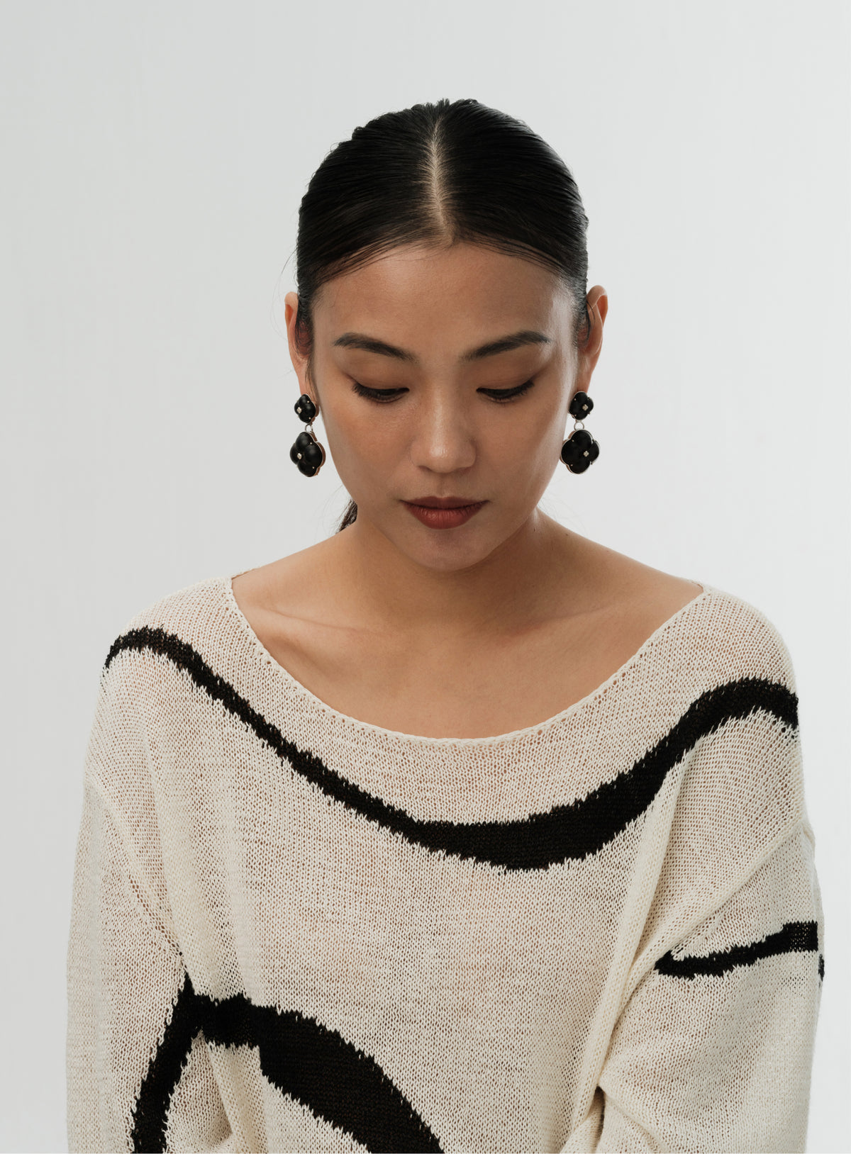 Eternal Knot · Rosewood Modular Earring Set by Aesth & Util, product view 7