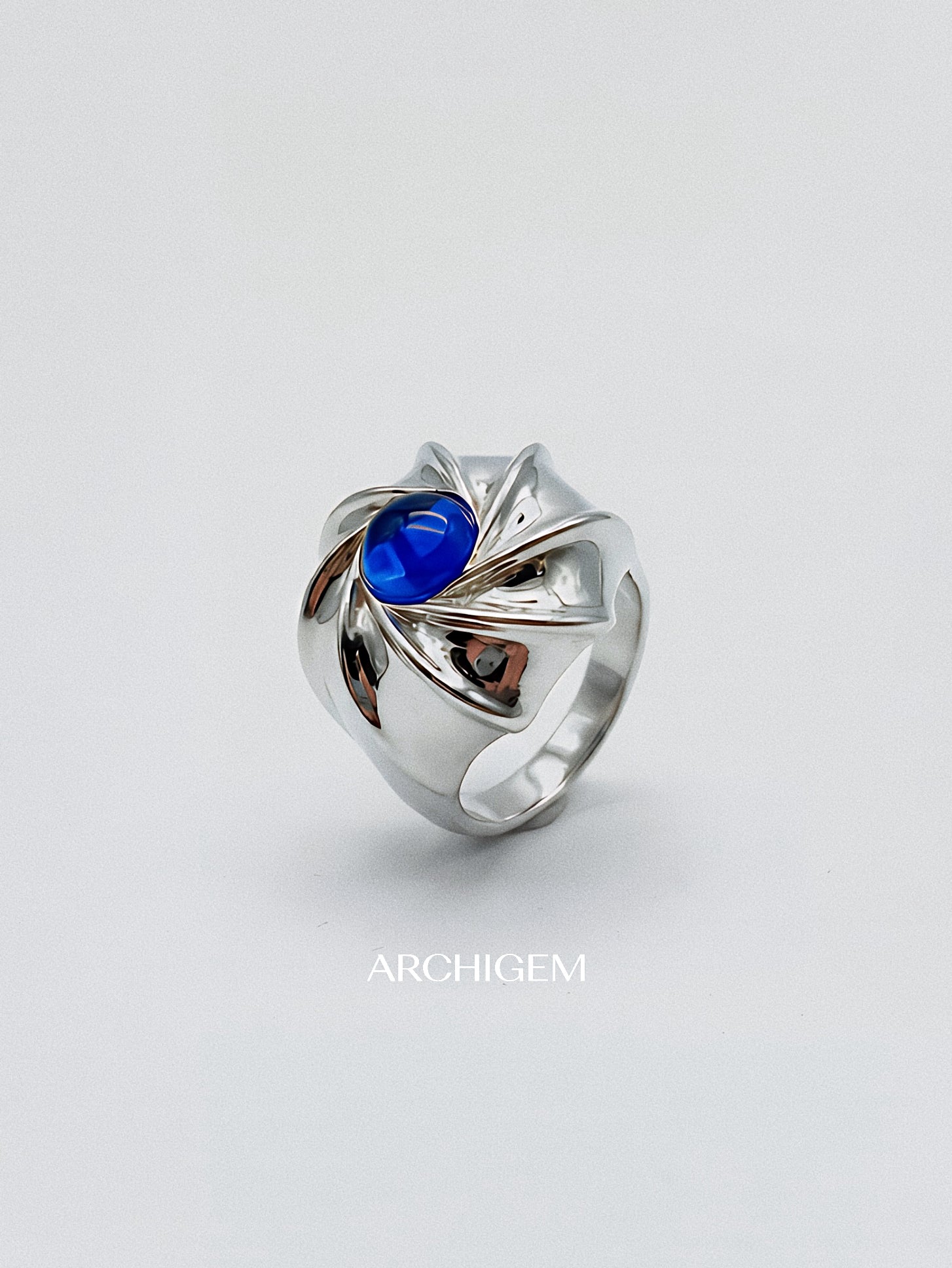 Vortex · Gold-plated Silver Ring