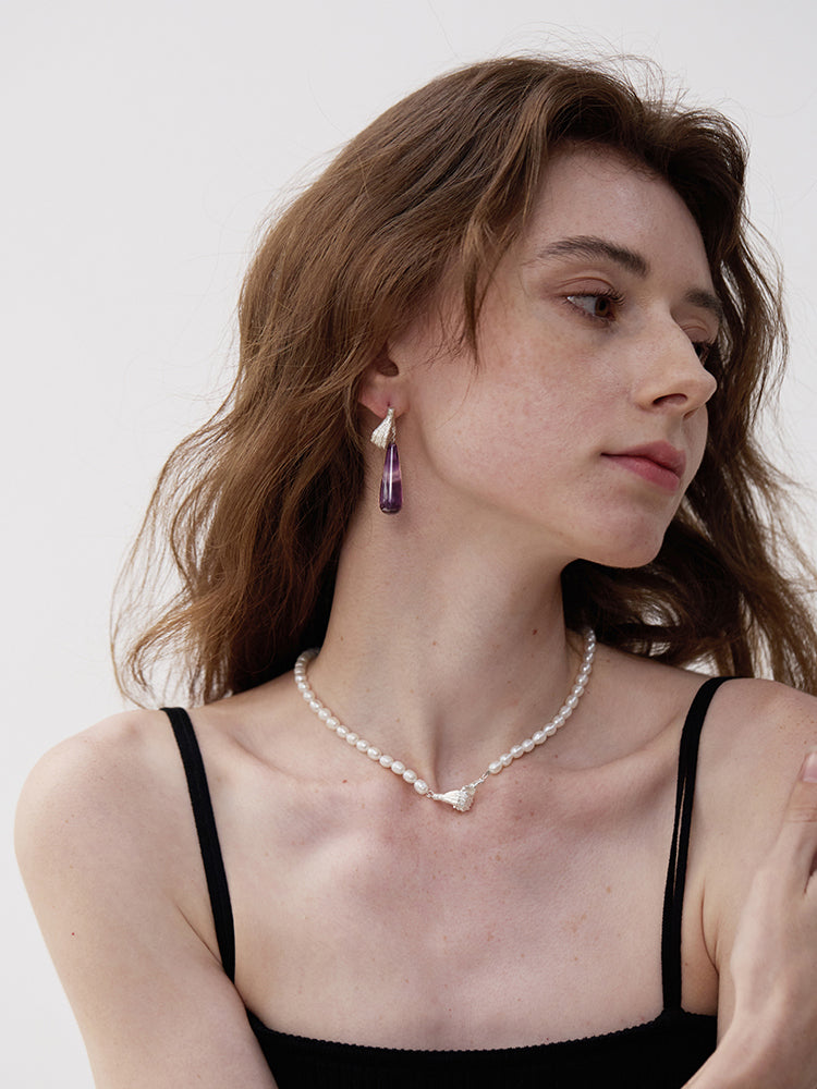 Gold Digger · Gemstones Teardrop Earrings — Gold Digger gemstone teardrop earrings in 925 sterling silver, featuring a