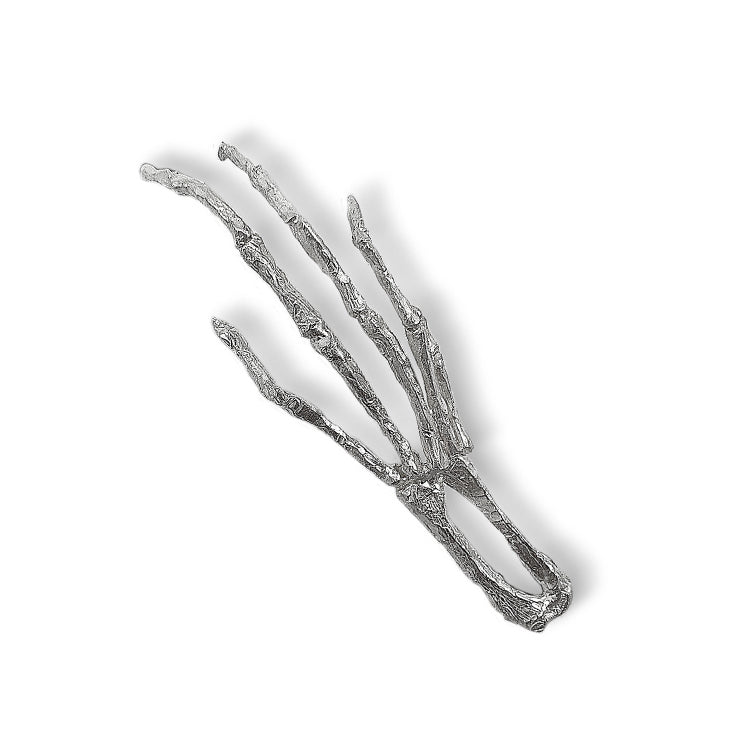 Gold Digger · Long Claw Brooch — Metallic claw-like object on a white background