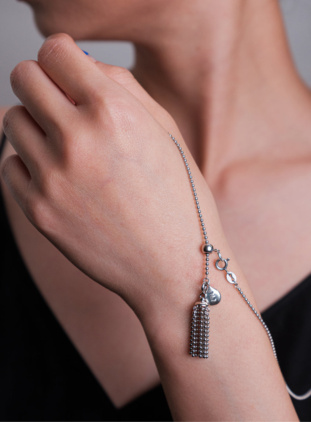 Horse Charm Necklace Detachable Tassel by Aesth & Util, shared product detail