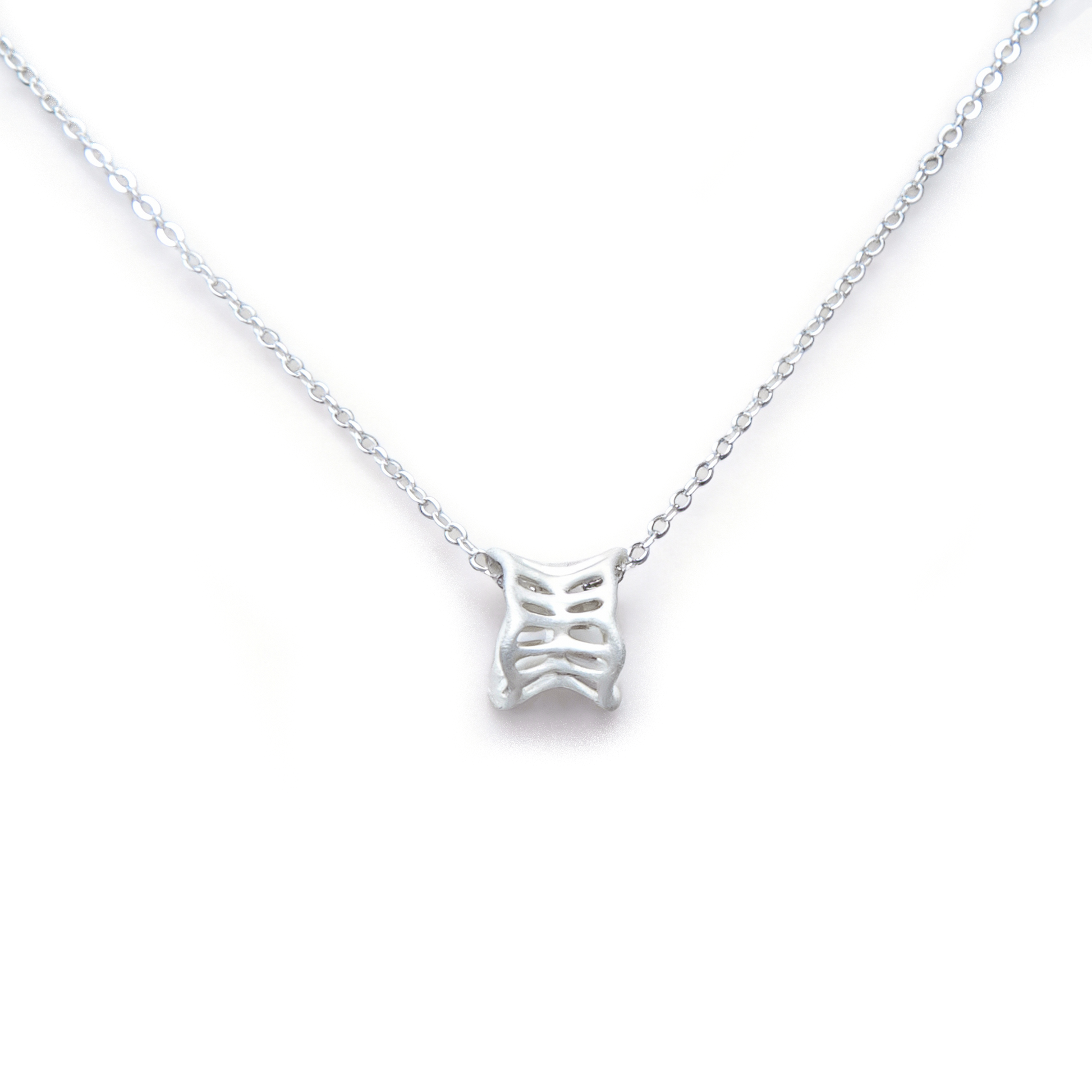 Leaf Vein Pendant Necklace