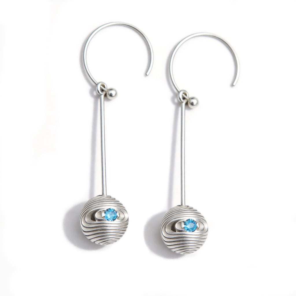 Jupiter Cloud Drop Earrings by INVERMAGE, product view 1