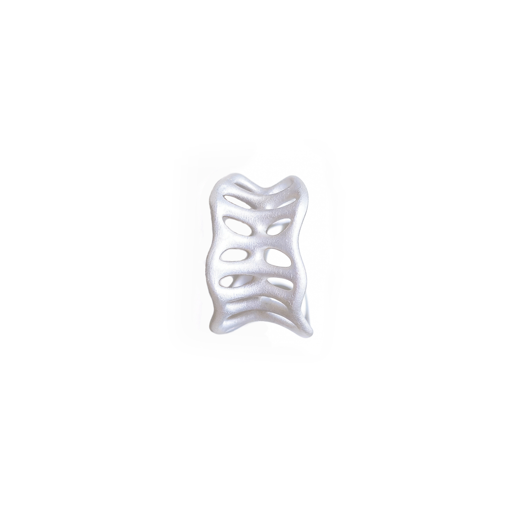 Leaf Vein Ear Cuff by INVERMAGE, product view 1