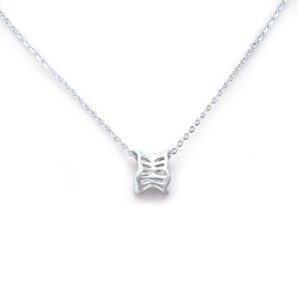 Leaf Vein Pendant Necklace by INVERMAGE, product view 1