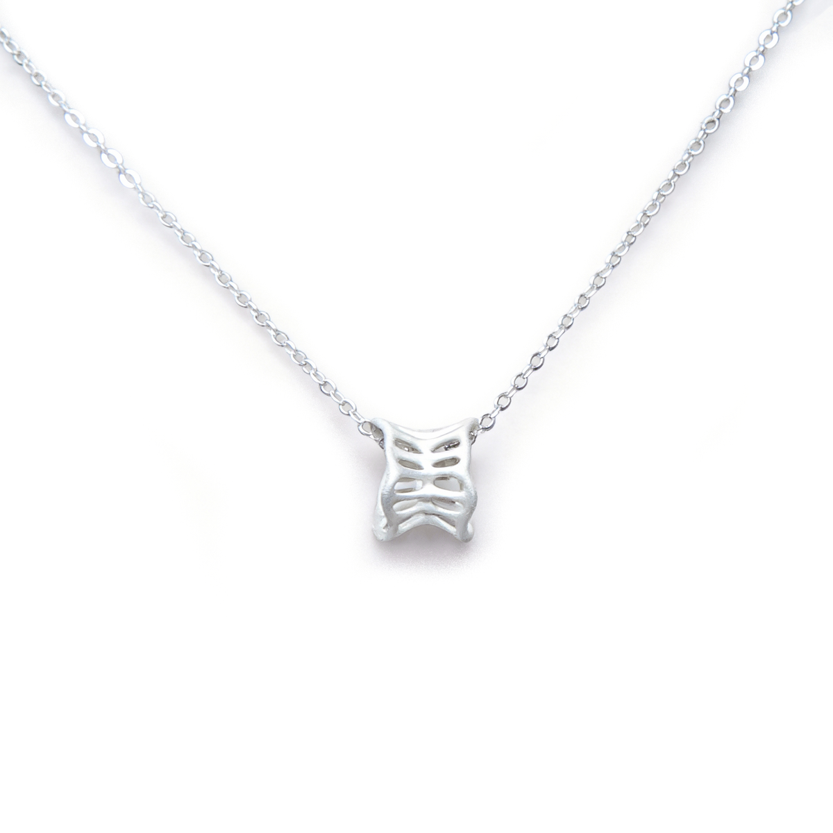 Leaf Vein Pendant Necklace by INVERMAGE, product view 1