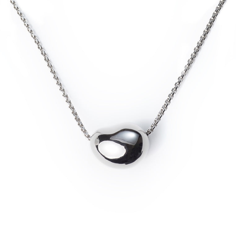 Necklace with a unique pendant on a white background