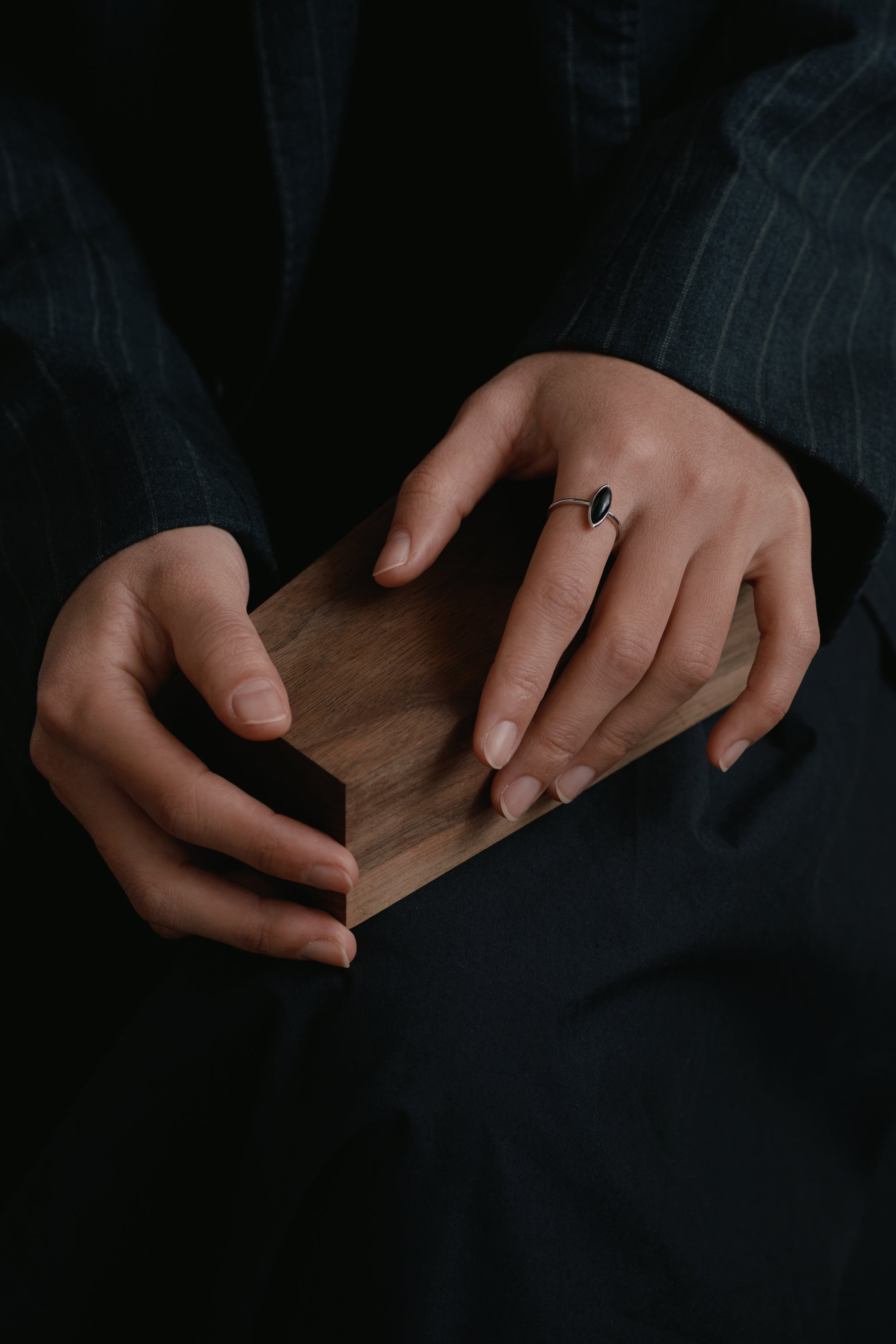 MIIISELF Nature Force minimalist ring combining grounded elegance with subtle, low-profile presence.”