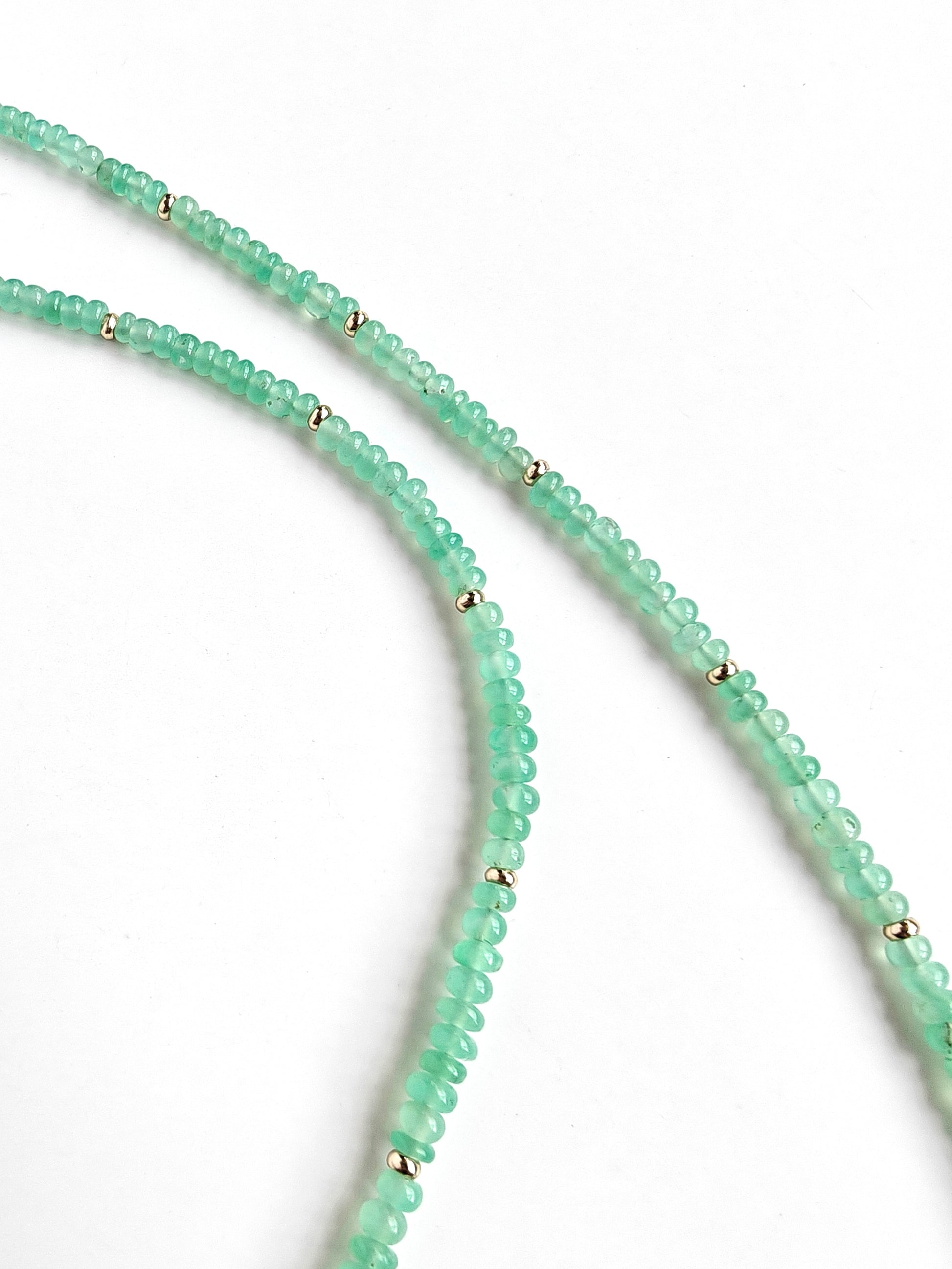 Natural Peruvian Green Opal Necklace