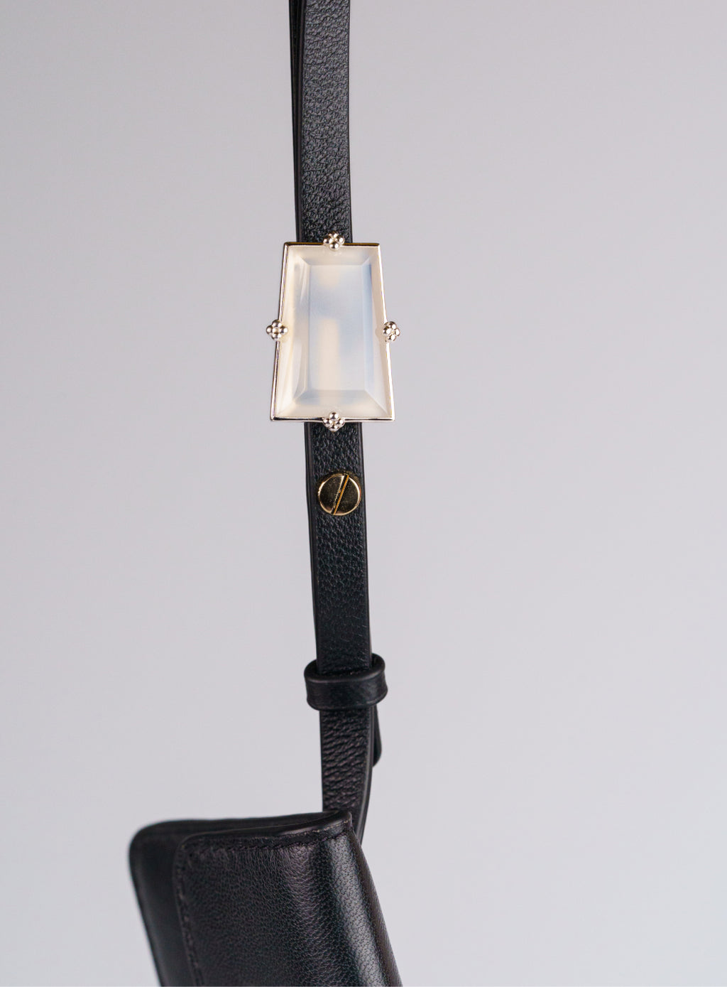 Modular Frame Earring Set – White Chalcedony by Aesth & Util, product view 7