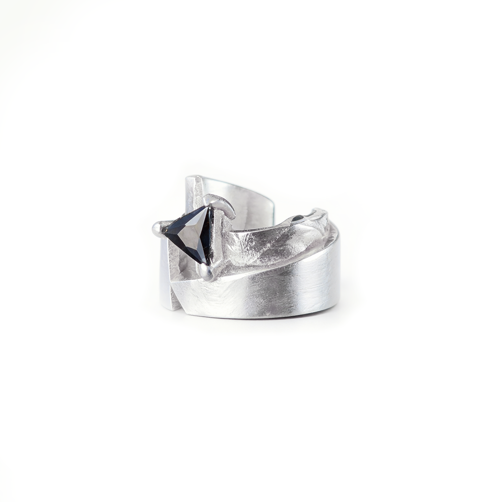 Mountain & Sea Sculptural Ear Cuff by INVERMAGE, product view 1