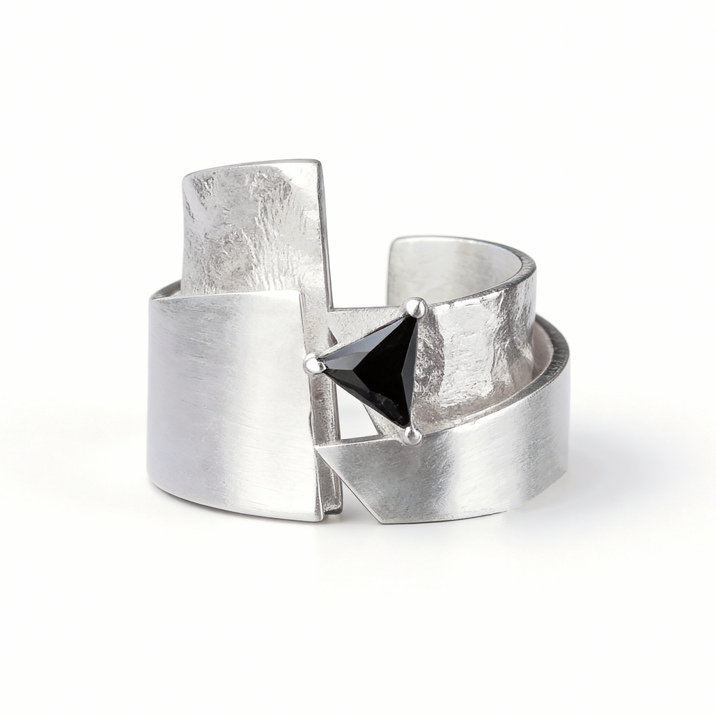 Mountain & Sea Statement Ring by INVERMAGE, product view 1