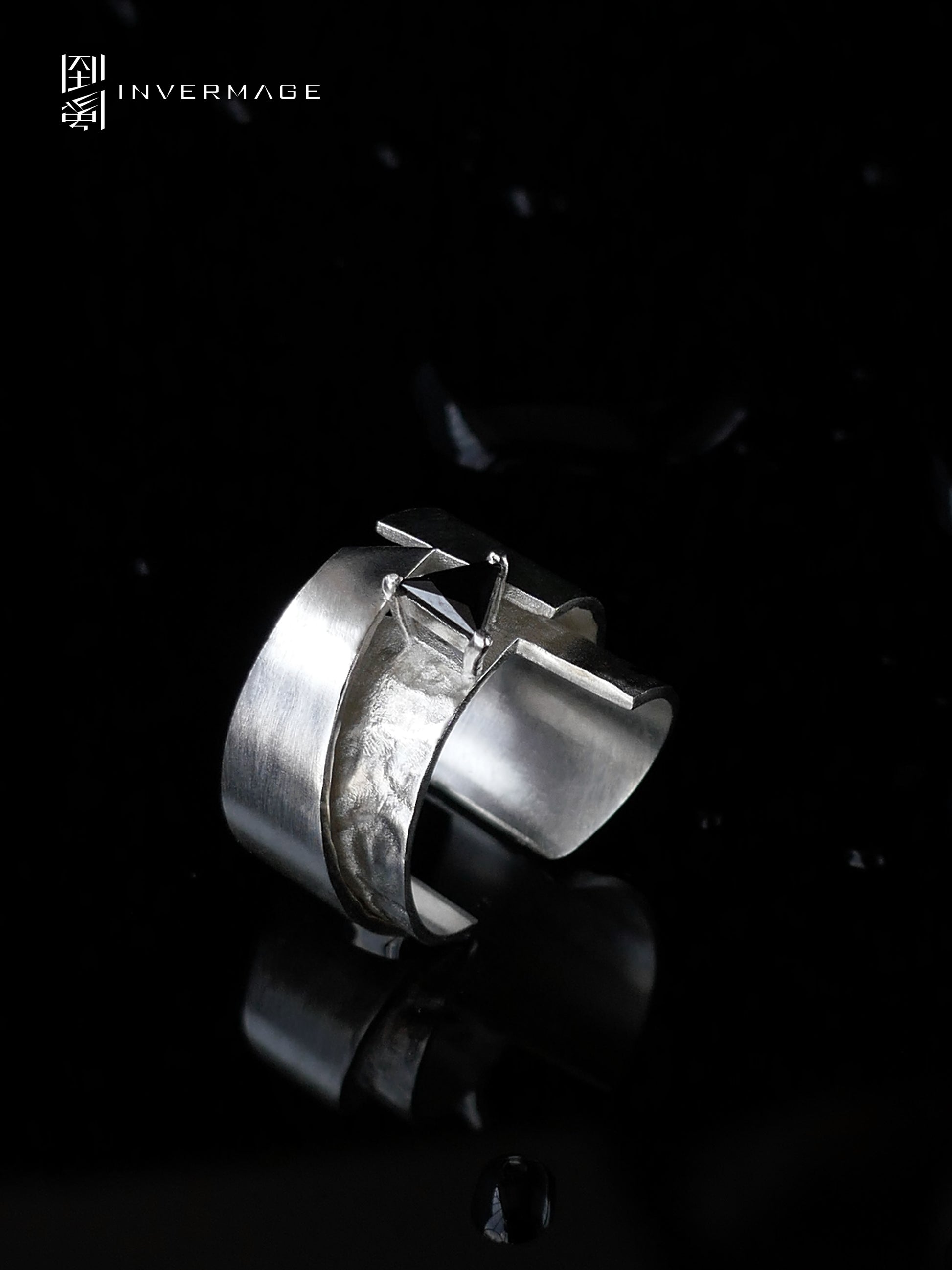 Mountain & Sea Statement Ring by INVERMAGE, product view 7