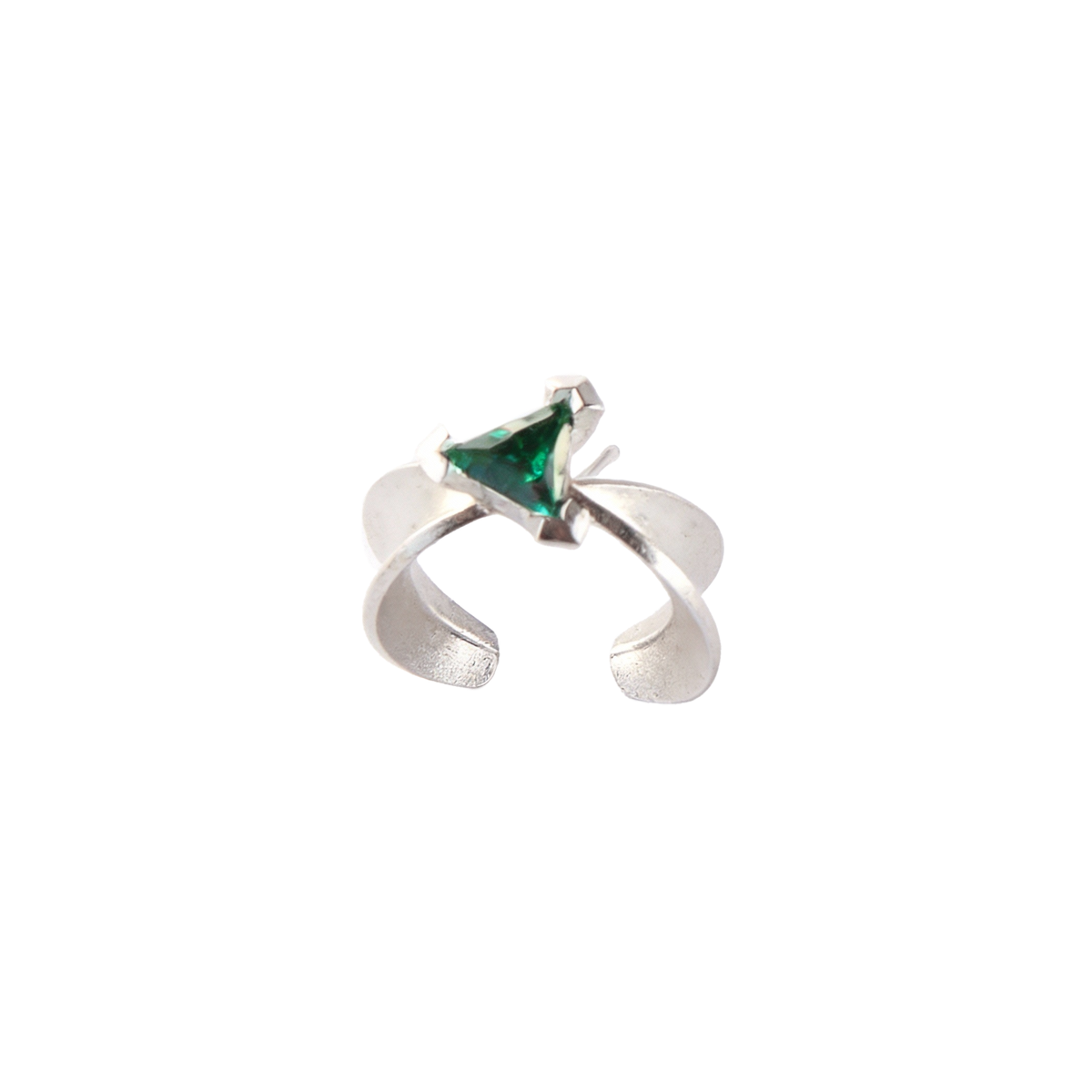 Orbital Cross Spotlight Ear Cuff by INVERMAGE, product view 1