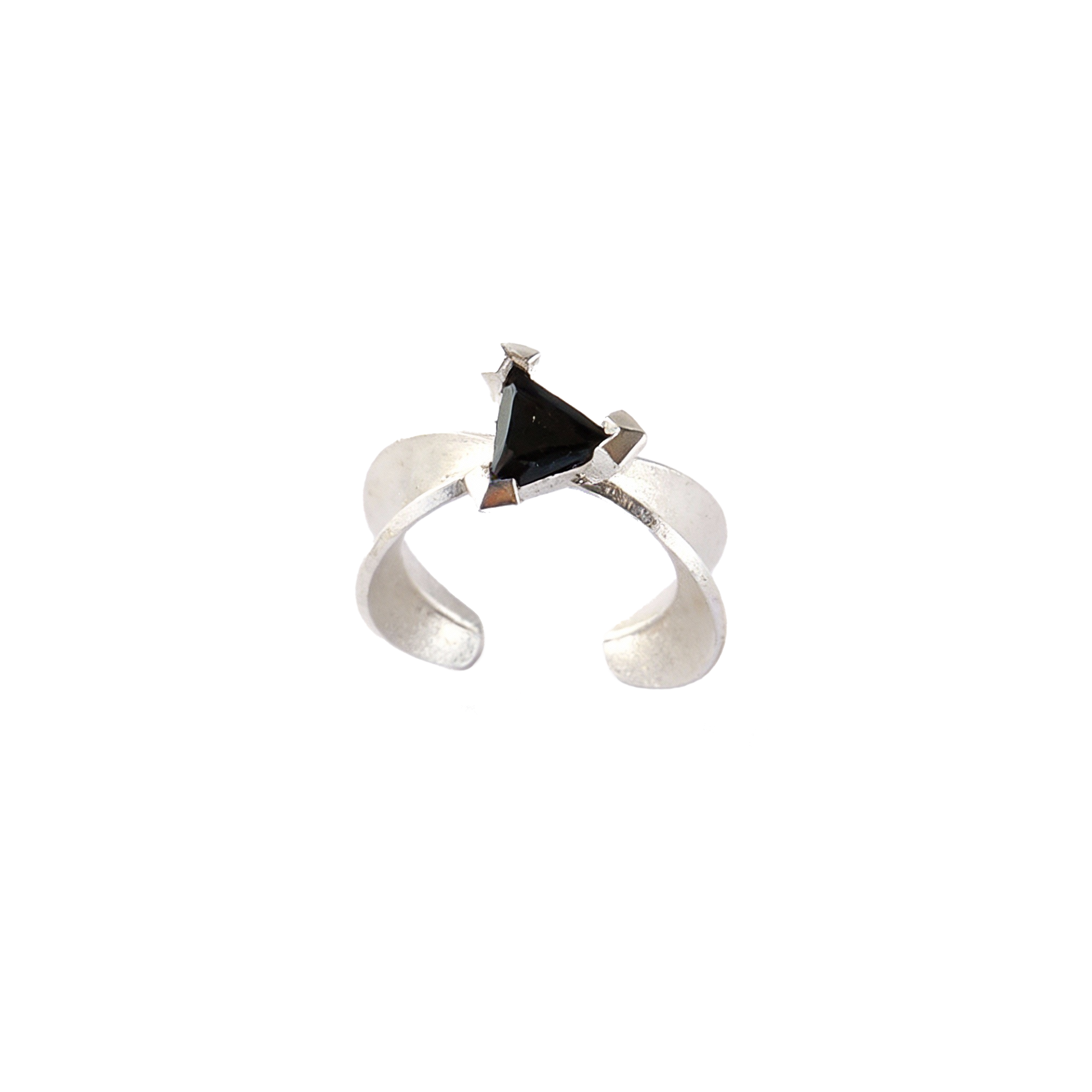 Orbital Cross Spotlight Ear Cuff by INVERMAGE, product view 3